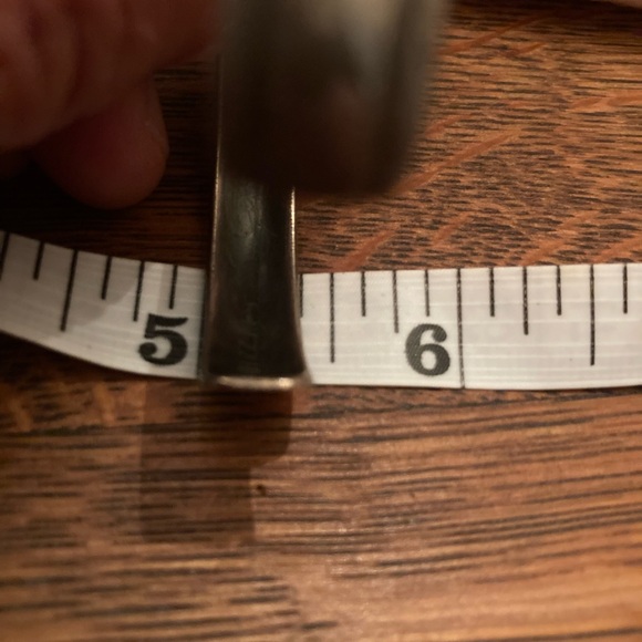 Navajo Signed J Nezzie Silver Turquoise Native American Cuff Bracelet  **As Is** - Picture 11 of 11